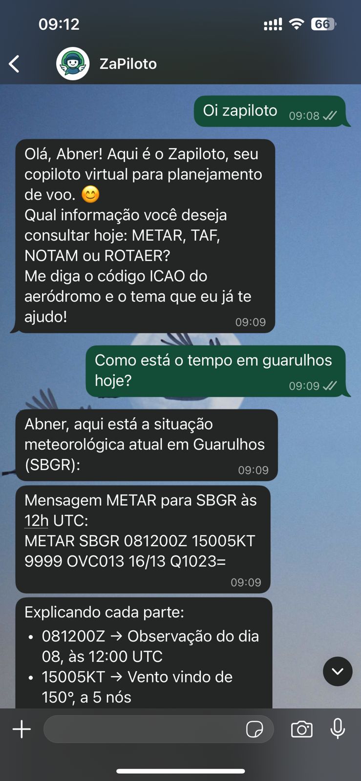 Interface de chat mostrando conversas com clientes satisfeitos